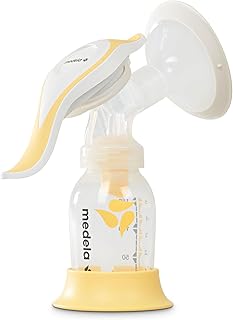 Harmony Flex Manual Breastpump, with 2-Phase Expression Technology, Compact, Lightweight & Ideal for Travelling