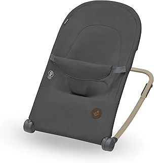 Maxi-Cosi Loa, Transat bébé, pliage ultra compact, 2 positions d'inclinaison, Transat bébé léger, tissus 100% recyclés, Naissance à environ 2 ans, 0 à 12 kg, Beyond Graphite