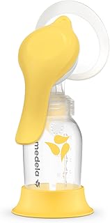 Medela Harmony Tire-lait manuel à une main avec boucliers flexibles pour plus de confort et d'exprimer plus de lait