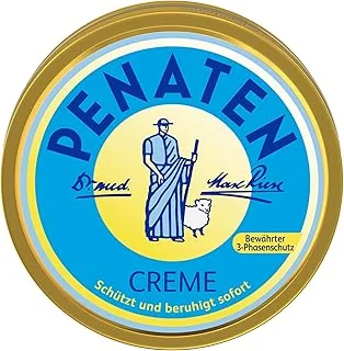 Penaten Crème Bébé Crème de protection contre l'érythème fessier avec protection contre l'humidité et protection de la peau - Nourrit avec oxyde de zinc, lanoline et panthénol la peau sensible de bébé
