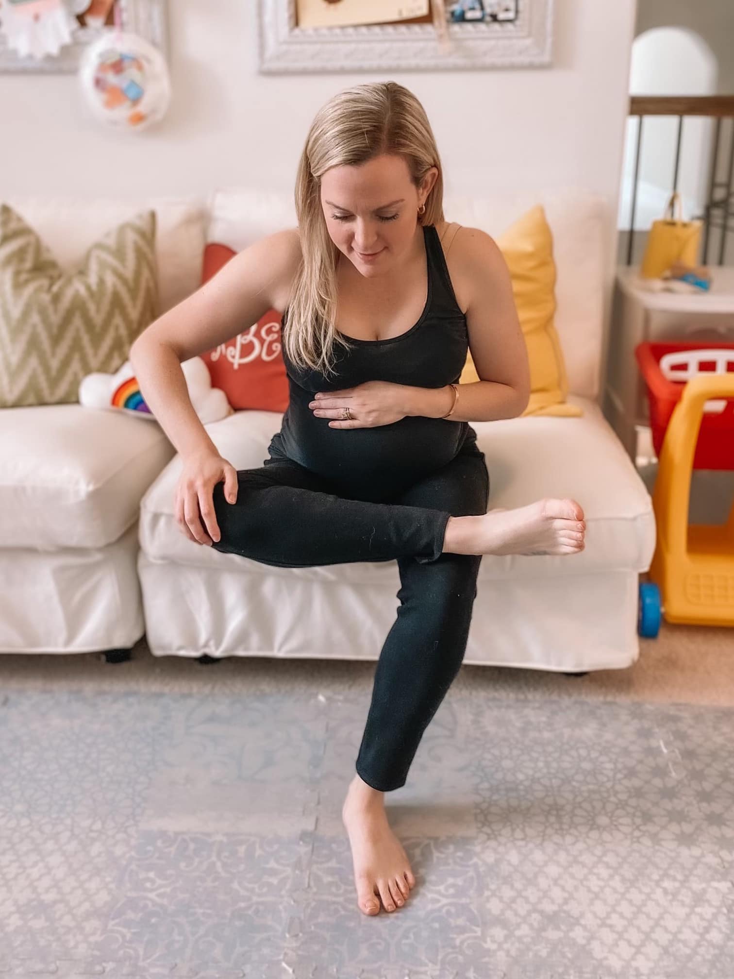 Étirement du piriforme sur une chaise