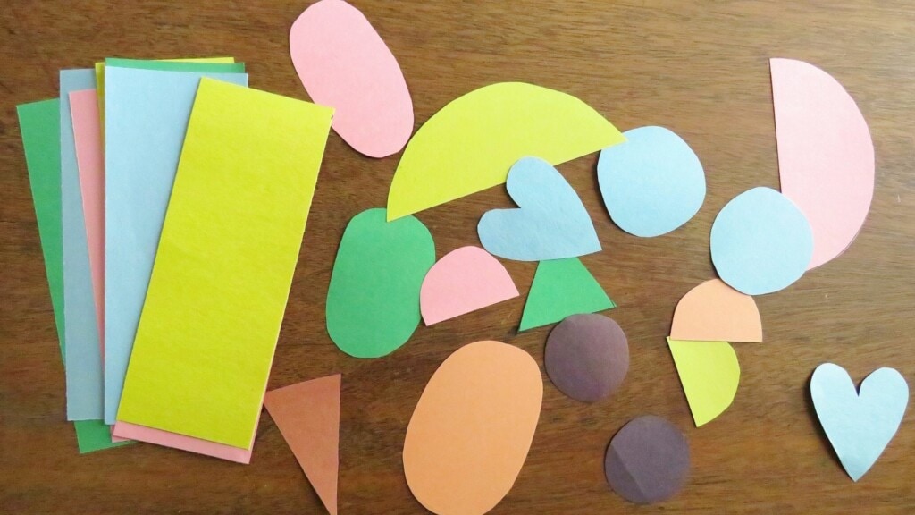Rectangles de couleur pour marque-pages