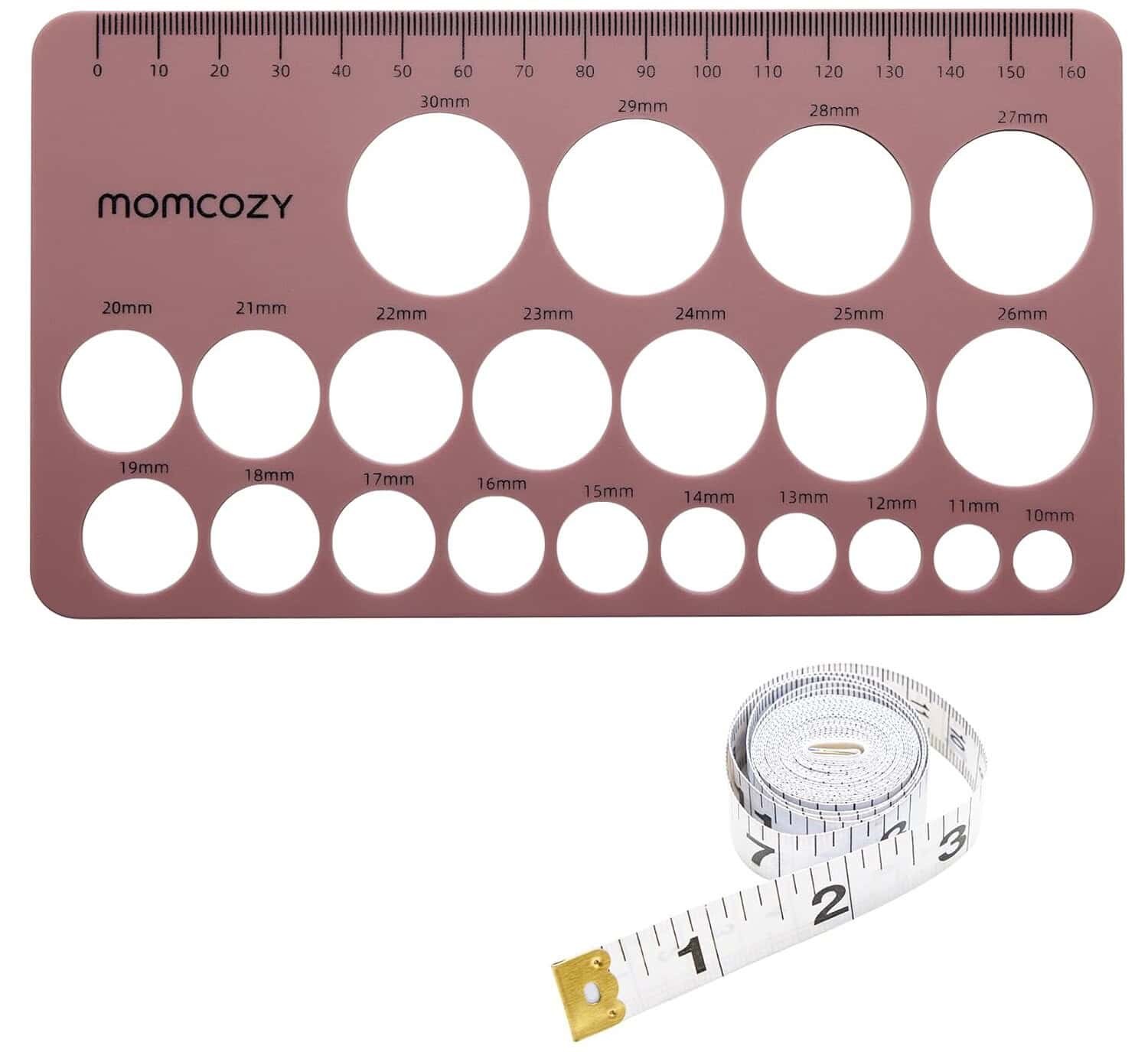 Règle de mesure pour mamelons.