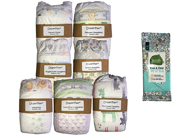 Assortiment de couches pour bébé