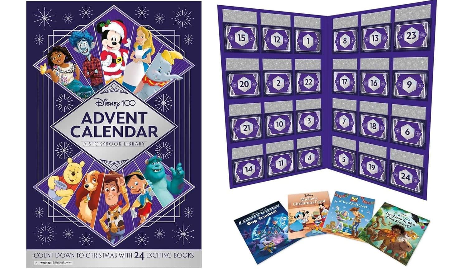 Calendrier livres Disney
