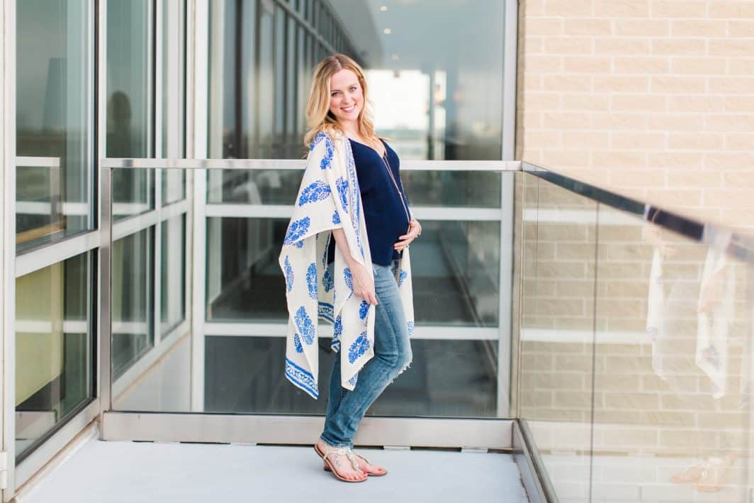 Kimono fluide de grossesse
