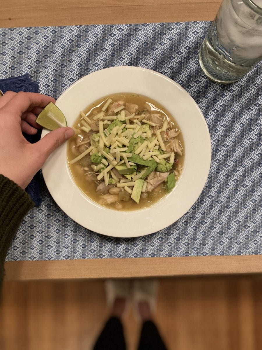 Garnitures : avocat, fromage et citron vert