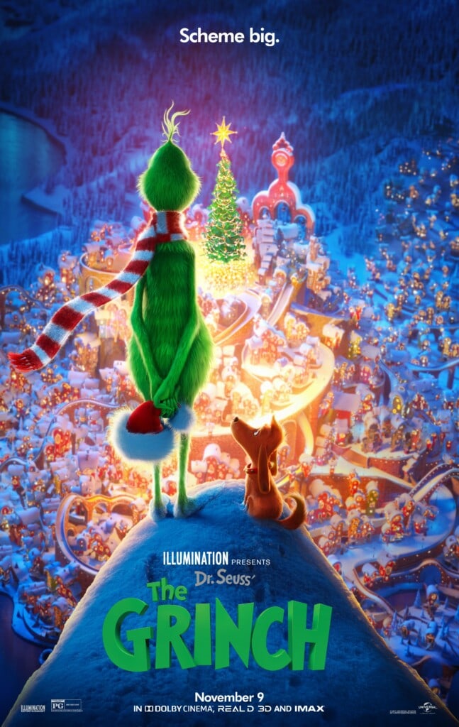 Affiche du Grinch en animation