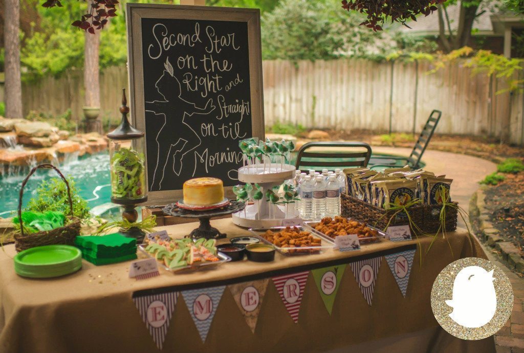 Buffet anniversaire Peter Pan
