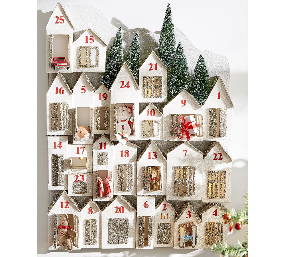 Village de Noël lumineux