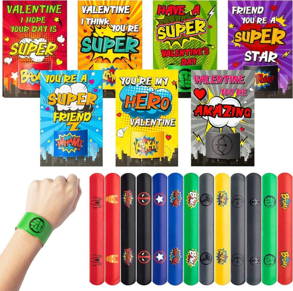 Bracelets slap super-héros