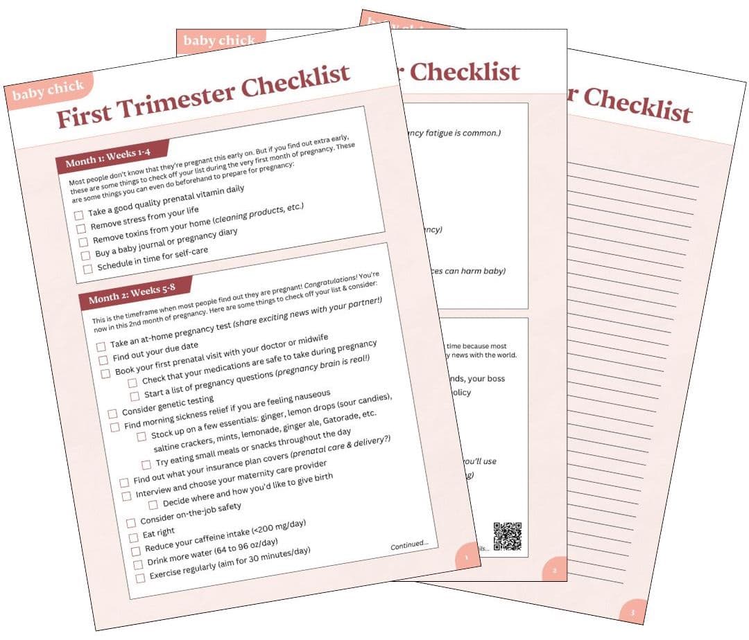 Checklist papier du premier trimestre