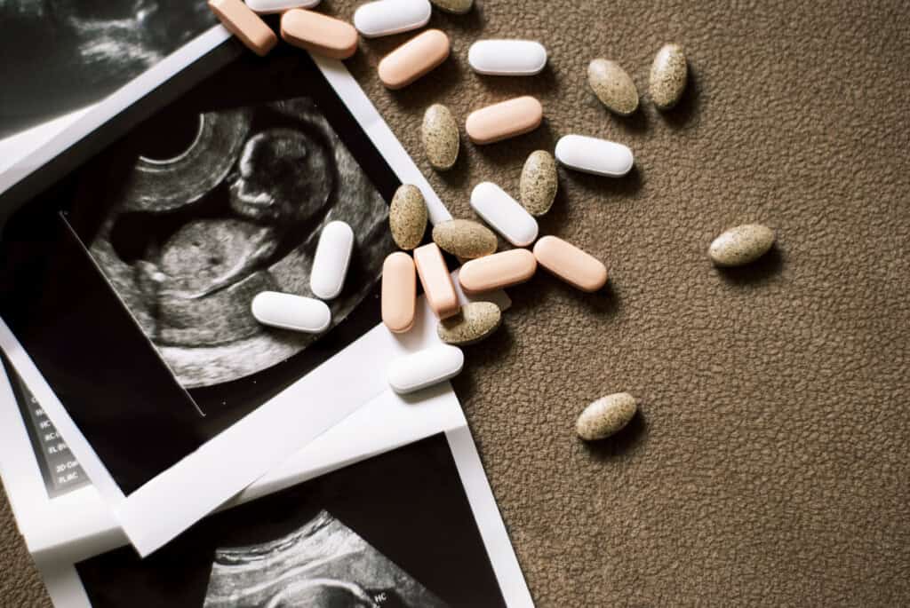 Échographie et vitamines prénatales