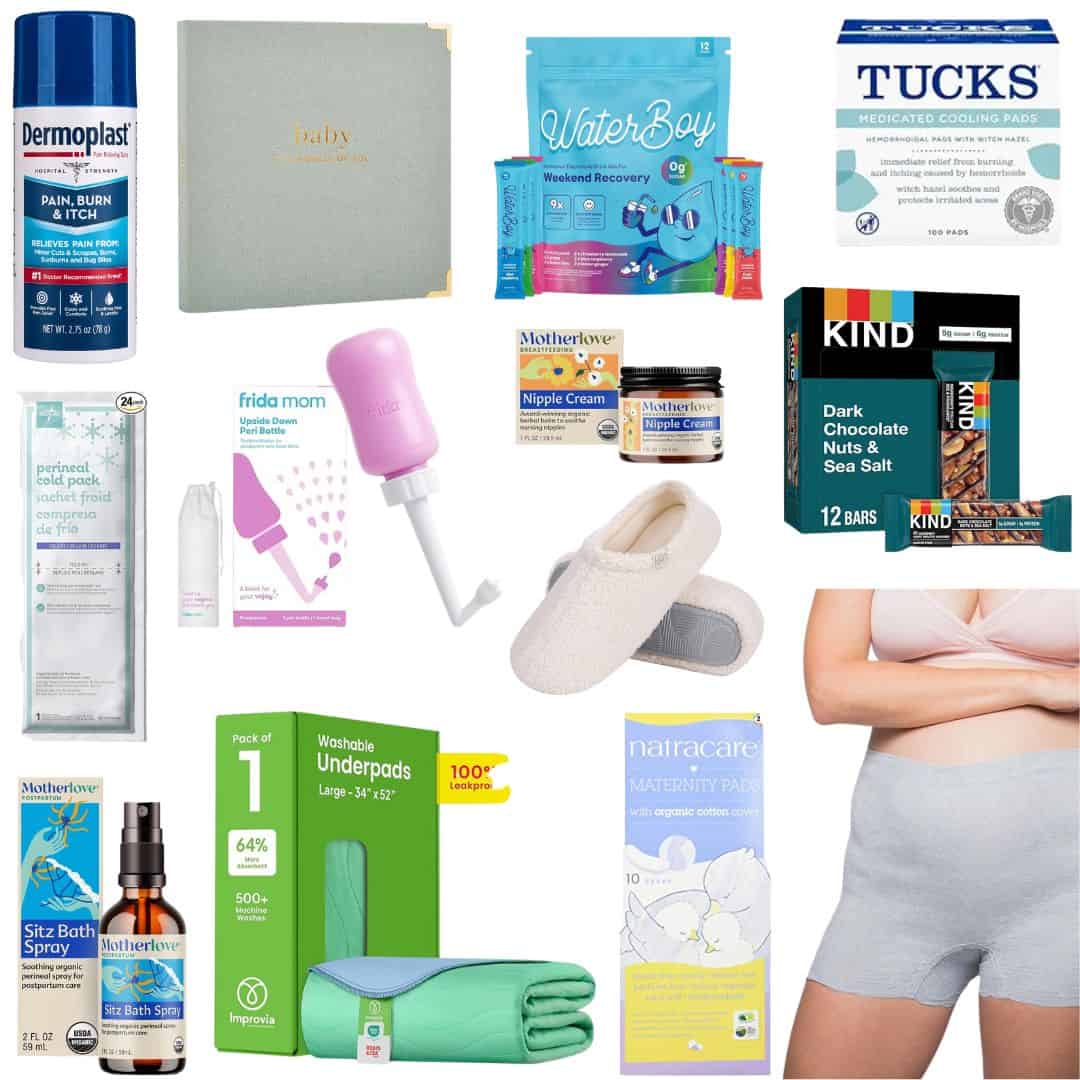 Produits de soins post-partum