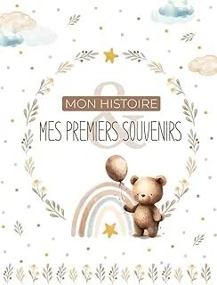 Mon histoire et mes premiers souvenirs: Livre souvenir personnalisé des premières années de bébé – 310 pages en couleur